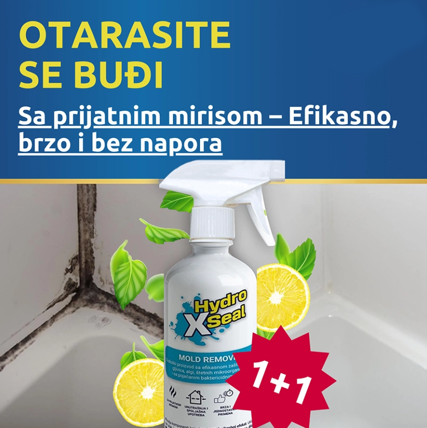 Sprej koji jede buđ - Vratite belinu svom domu bez krečenja i ribanja! (1+1 GRATIS)