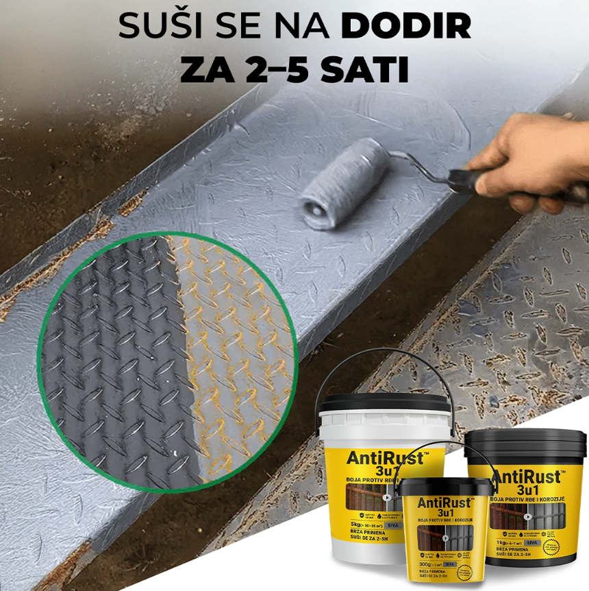 Rešite se rđe jednim potezom - Boja koja topi koroziju i vraća sjaj!